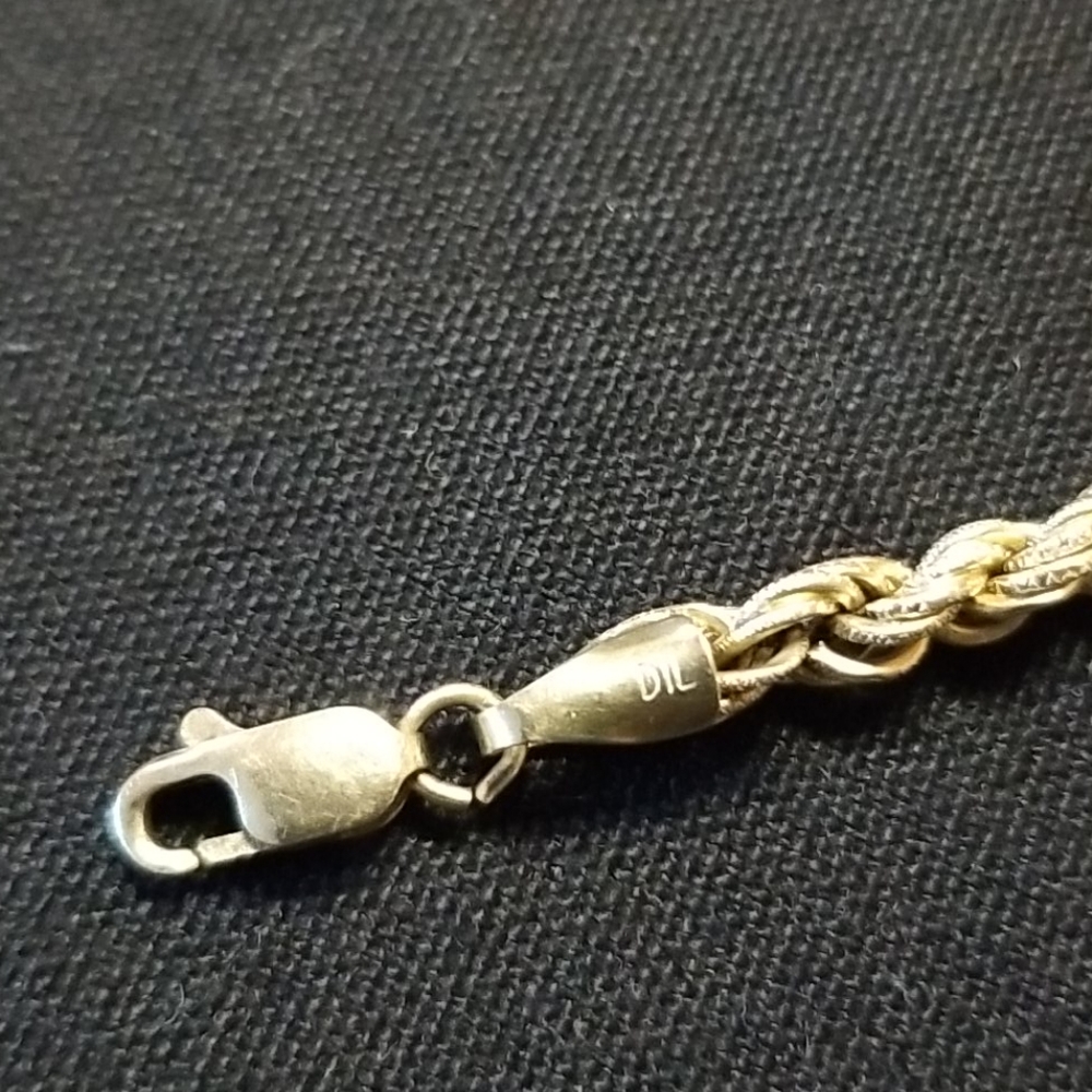 Diamond Cut Rope Bracelet - Picture 4 of 8